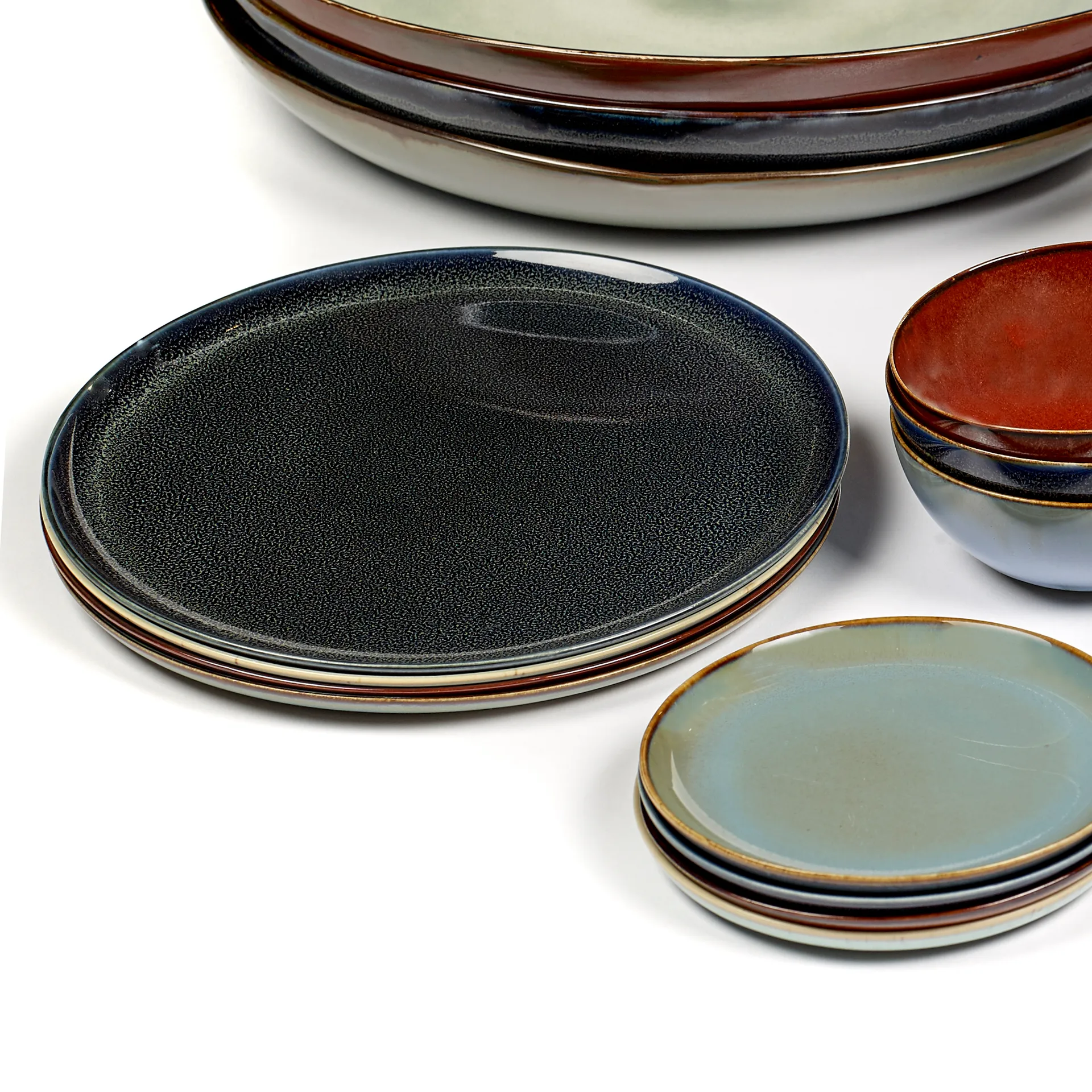 Terres de Rêves -leipälautanen 13 cm, Smokey blue Serax