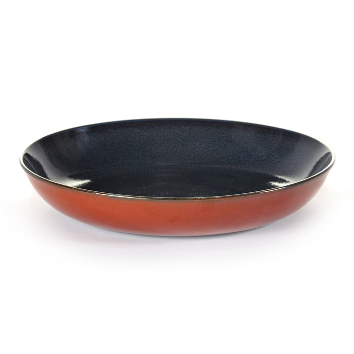 Terres de Rêves -pastalautanen 23,5 cm - Dark blue-rust - Serax