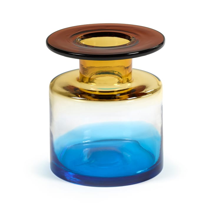 Wind & Fire -maljakko 22 cm - Blue-amber - Serax