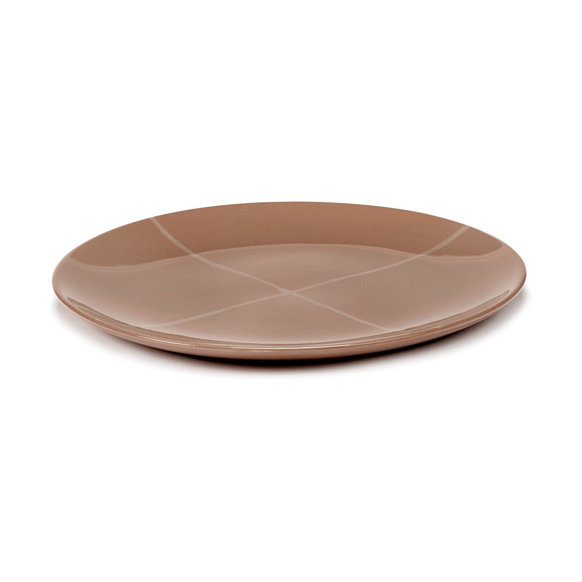 Serax Zuma lautanen M 28 cm 2-pakkaus Sienna | Skandinaavinen Sisustus | Ruokalautaset | Oranssi