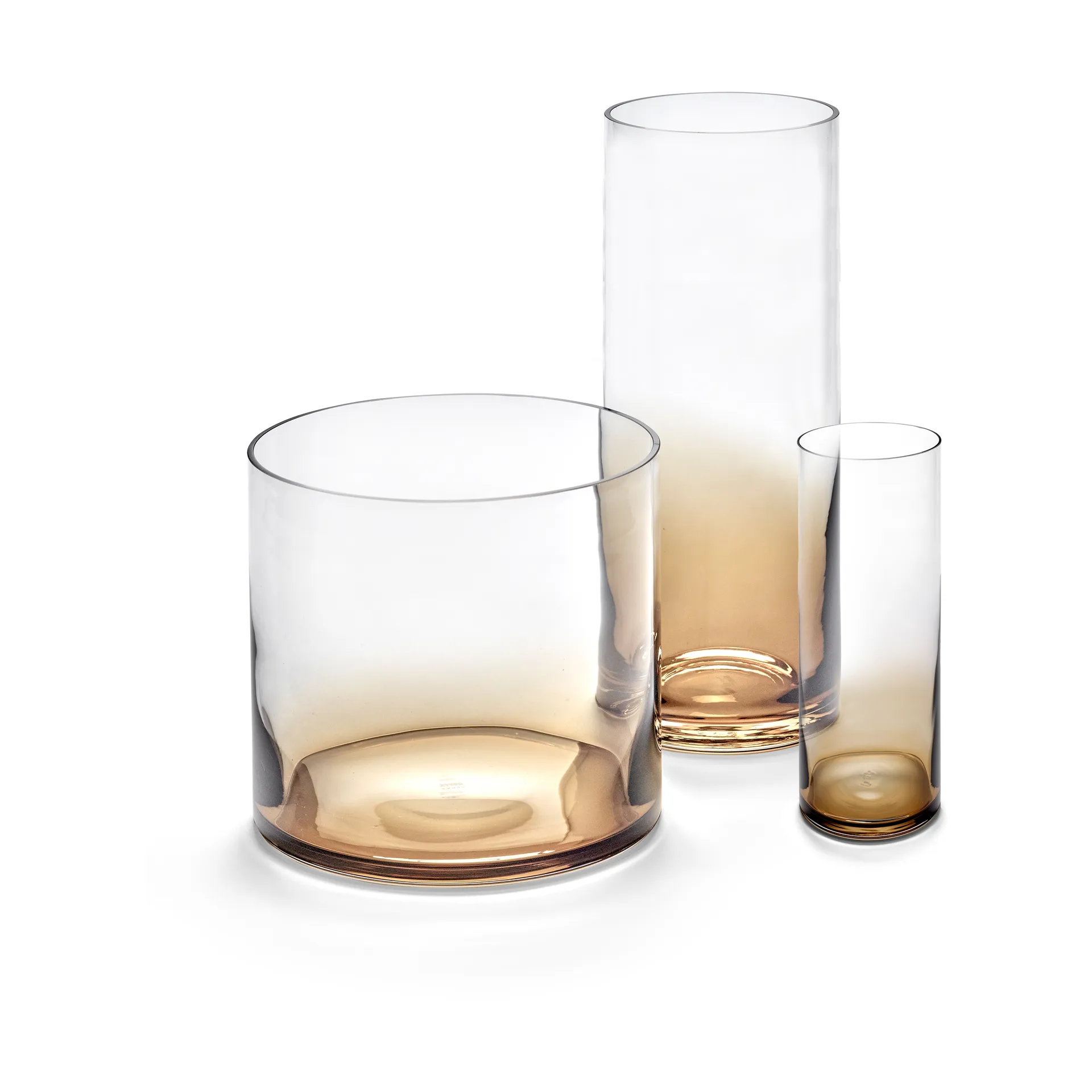 Zuma maljakko S Ø5,3x16 cm, Amber Serax