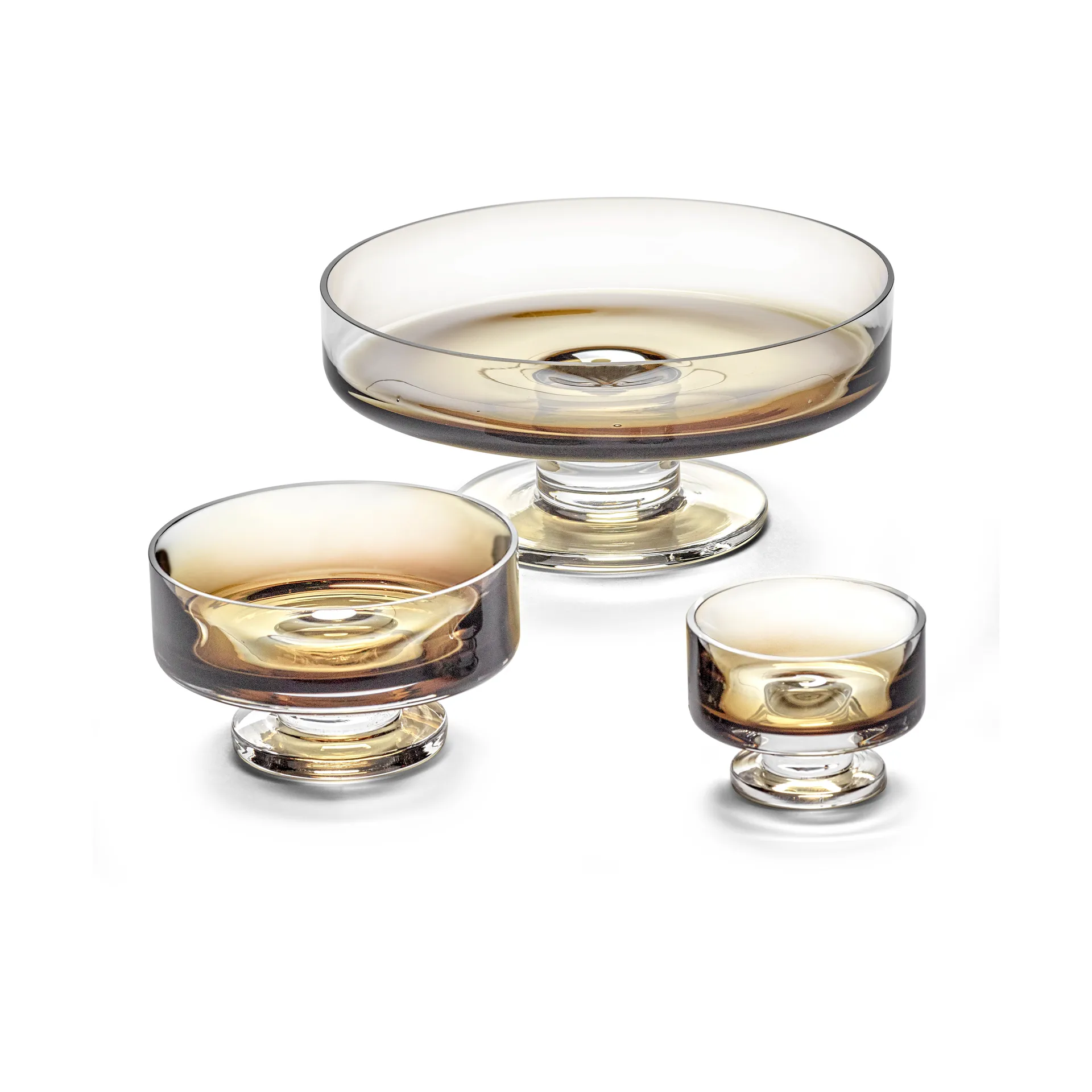 Zuma matala jalallinen vati S Ø8,5 cm, Amber Serax