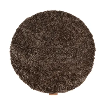 Jill tuolin istuintyyny, pehmustettu - Cappuccino (ruskea), Ø36 cm - Shepherd of Sweden