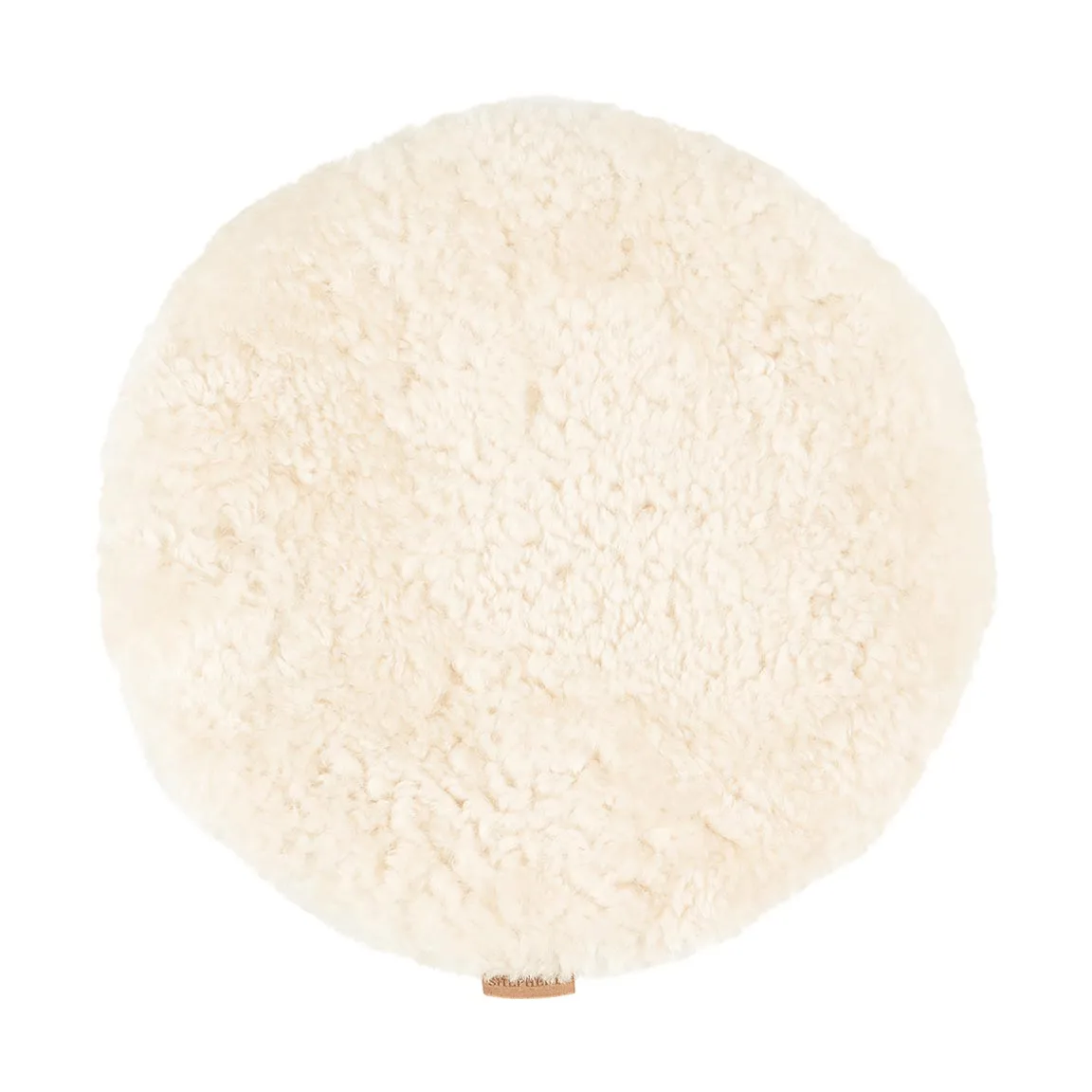 Jill tuolin istuintyyny, pehmustettu, Kreemi (valkoinen), Ø36 cm Shepherd of Sweden