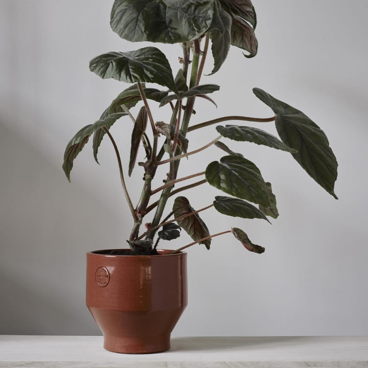 Edge ruukku (sisäkäyttöön) Ø15 cm, burned red Skagerak