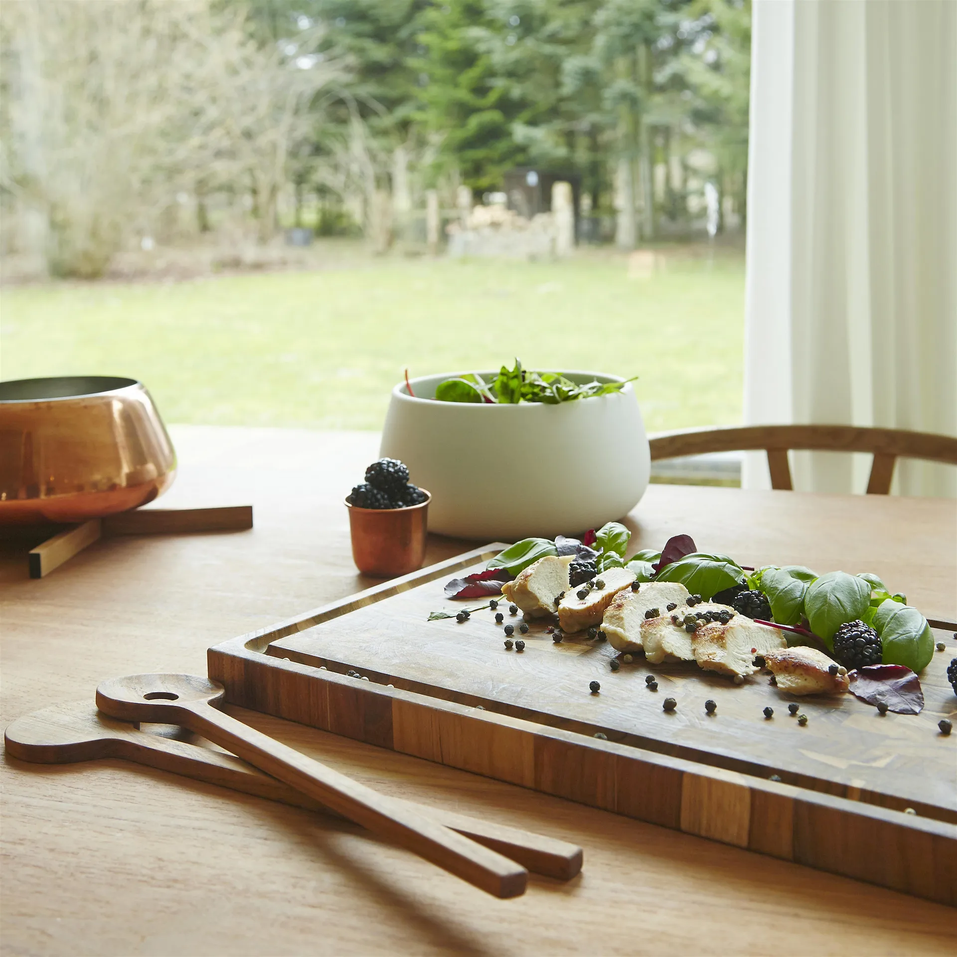 Skagerak leikkuulauta teak, 40x24 cm Skagerak