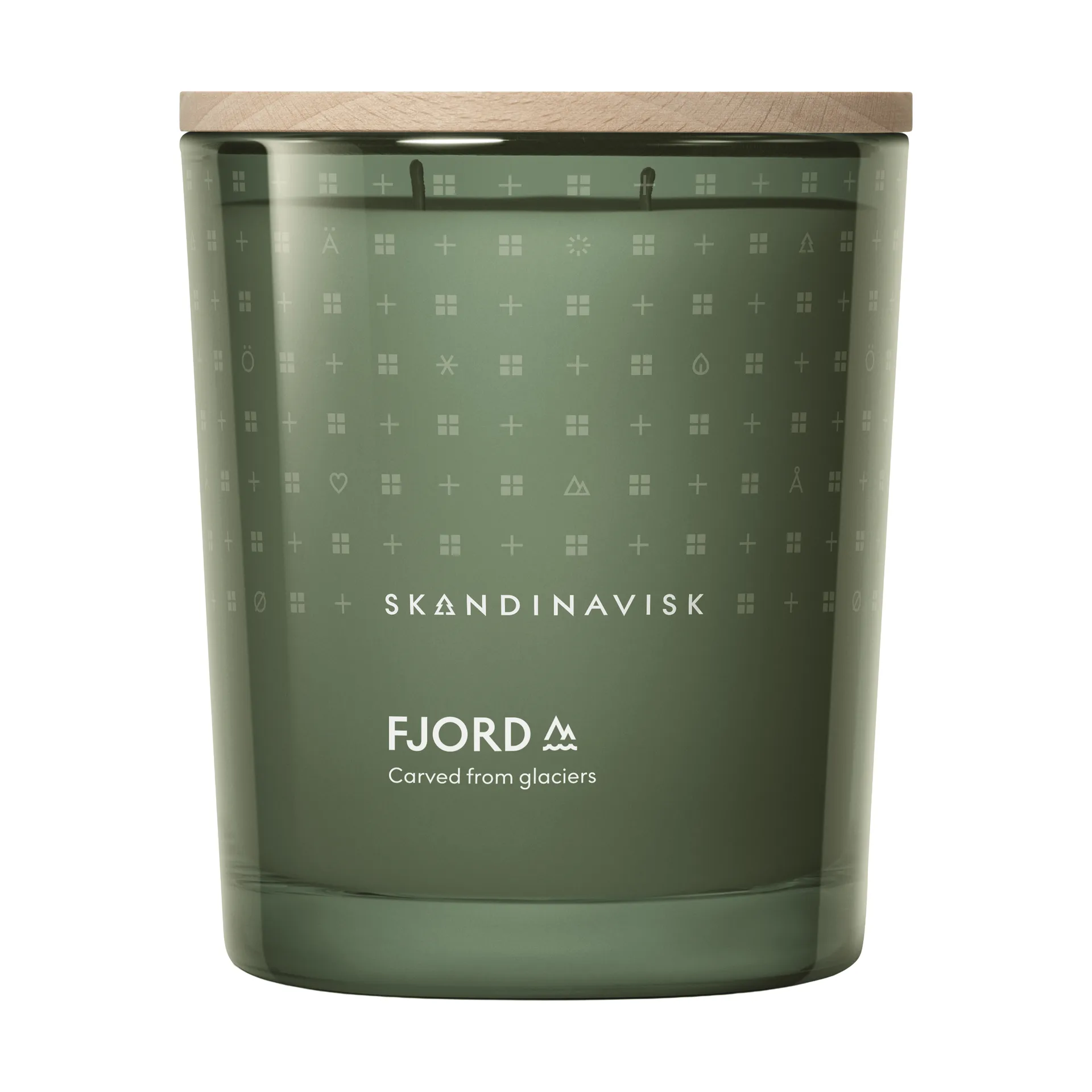Fjord-tuoksukynttilä, 350 g, 2 sydäntä Skandinavisk