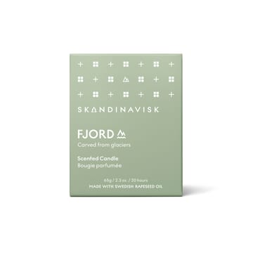 Fjord tuoksukynttilä kannella - 65 g - Skandinavisk