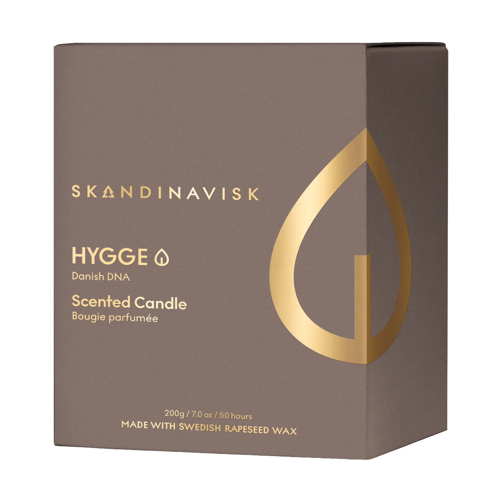 Hygge Gold Symbol tuoksukynttilä, 200 g Skandinavisk