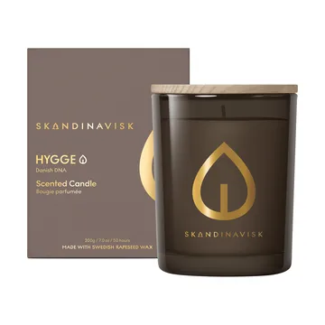 Hygge Gold Symbol tuoksukynttilä - 200 g - Skandinavisk
