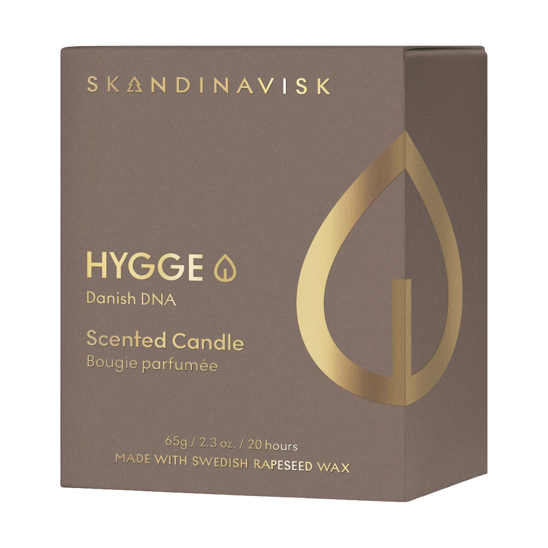 Hygge Gold Symbol tuoksukynttilä, 65 g Skandinavisk