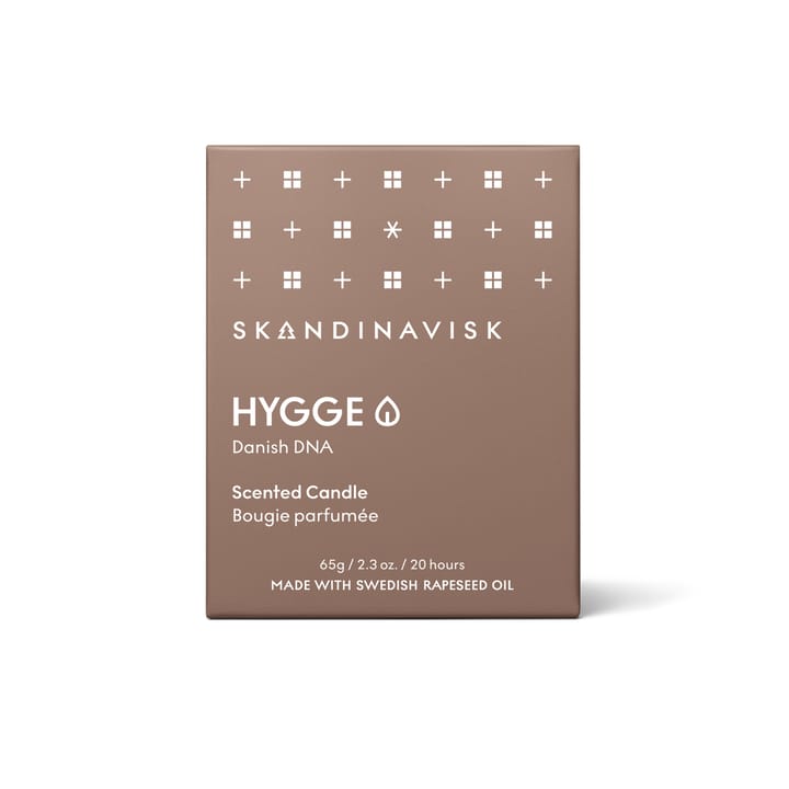 Hygge tuoksukynttilä kannella - 65 g - Skandinavisk