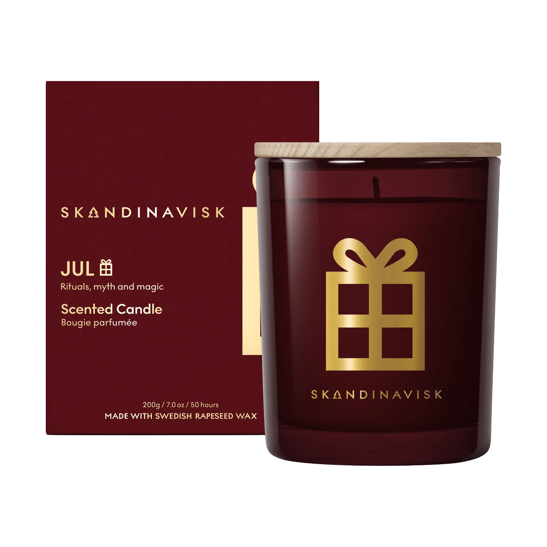 Jul Gold Symbol tuoksukynttilä, 200 g Skandinavisk