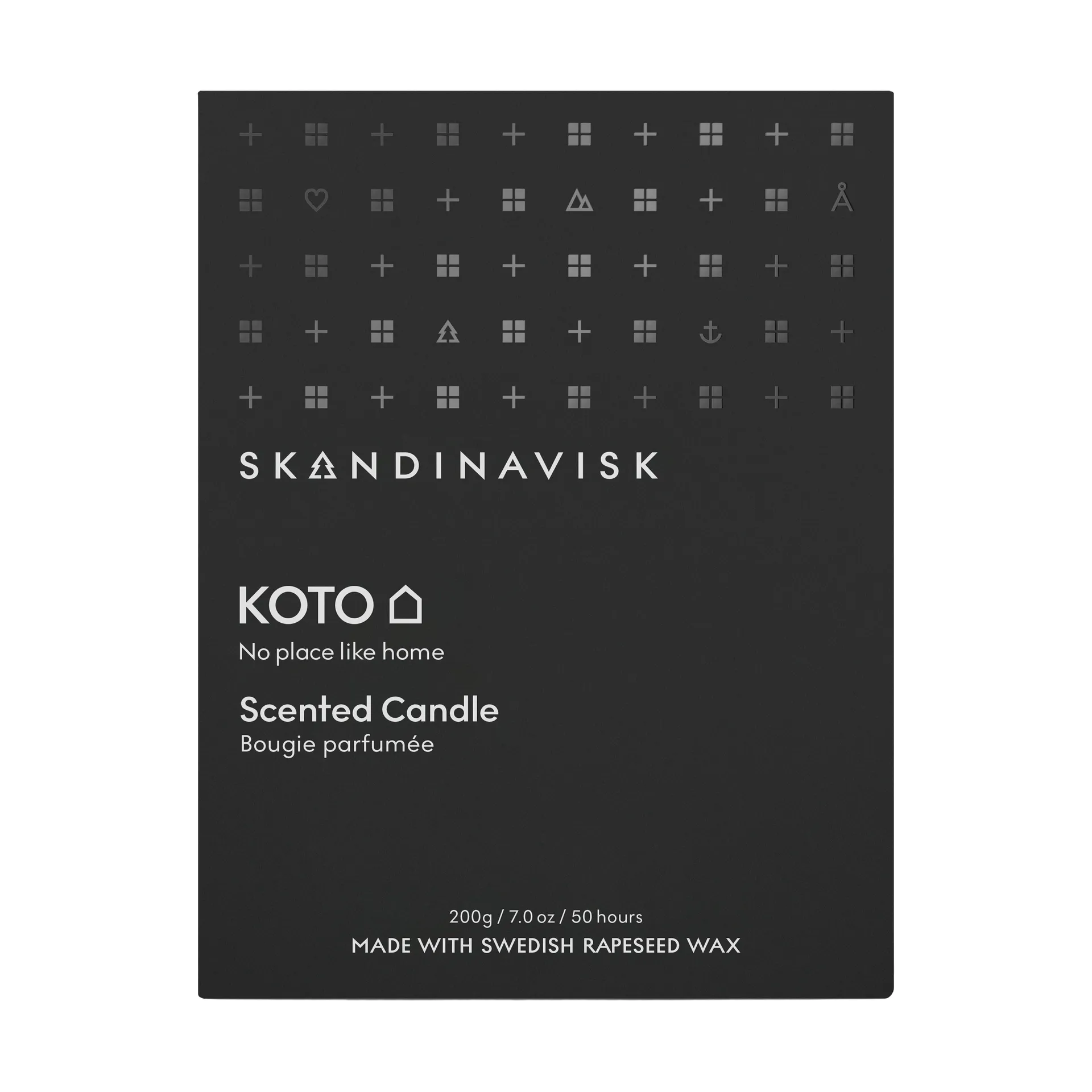 Koto tuoksukynttilä kannella, 200 g Skandinavisk