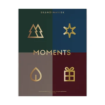 Moments tuoksukynttilä lahjasetti 4 kpl - 65 g - Skandinavisk