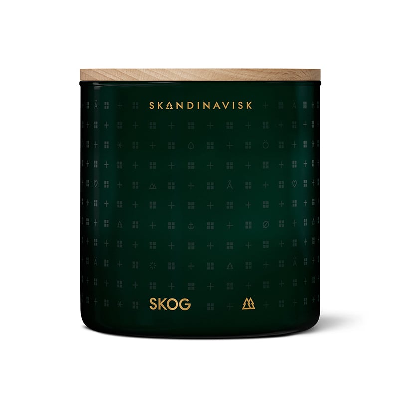 Skandinavisk Skog tuoksukynttilä kannella 400 g