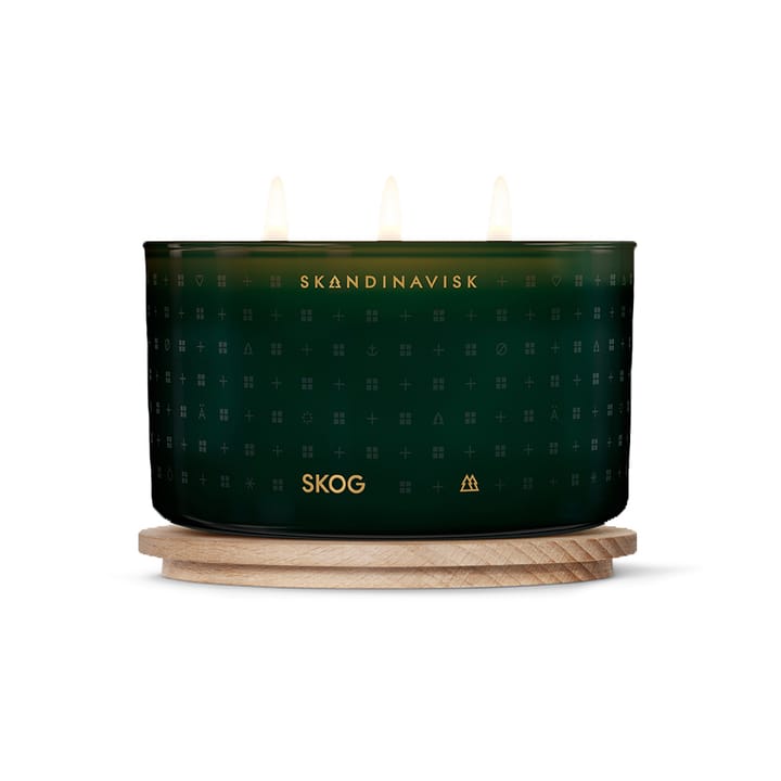 Skog tuoksukynttilä kannella - 475 g - Skandinavisk
