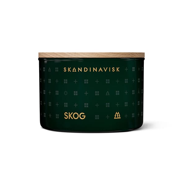Skog tuoksukynttilä kannella - 90 g - Skandinavisk