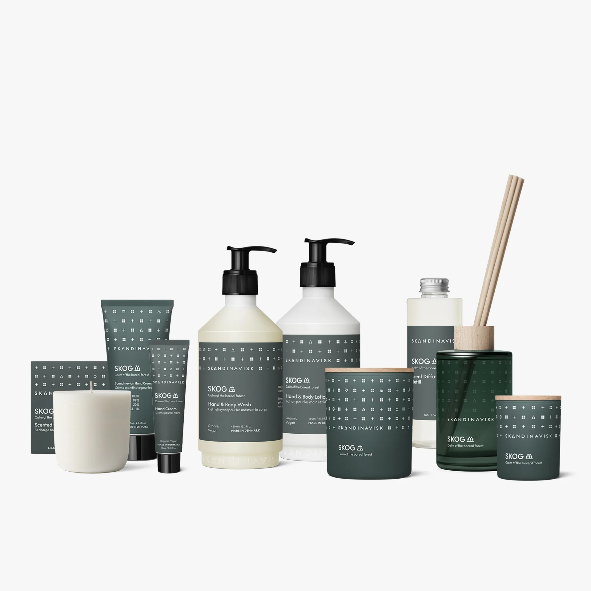 Täyttöpakkaus Metsä tuoksukynttilä, 200 g Skandinavisk