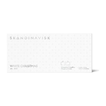 White Christmas Mini -kynttilä lahjasetti 2 osaa - 2 x 90 g - Skandinavisk