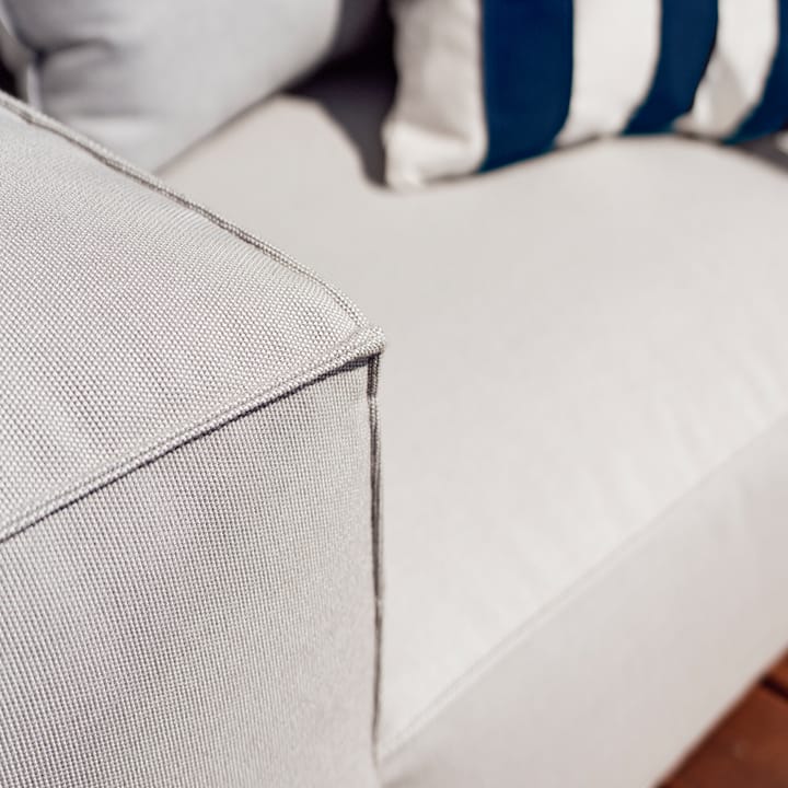 Asker moduulisohva, Sunbrella Sling taupe beige, jalkarahi Skargaarden