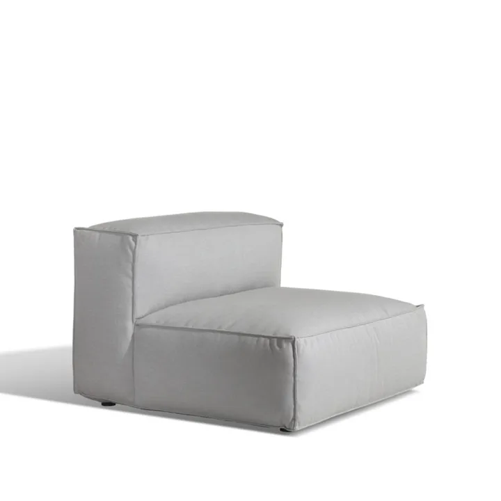 Asker sohvamoduuli - Sunbrella Sling light grey, keskiosa large - Skargaarden