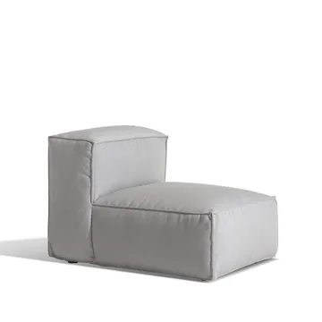 Asker sohvamoduuli - Sunbrella Sling light grey, keskiosa small - Skargaarden