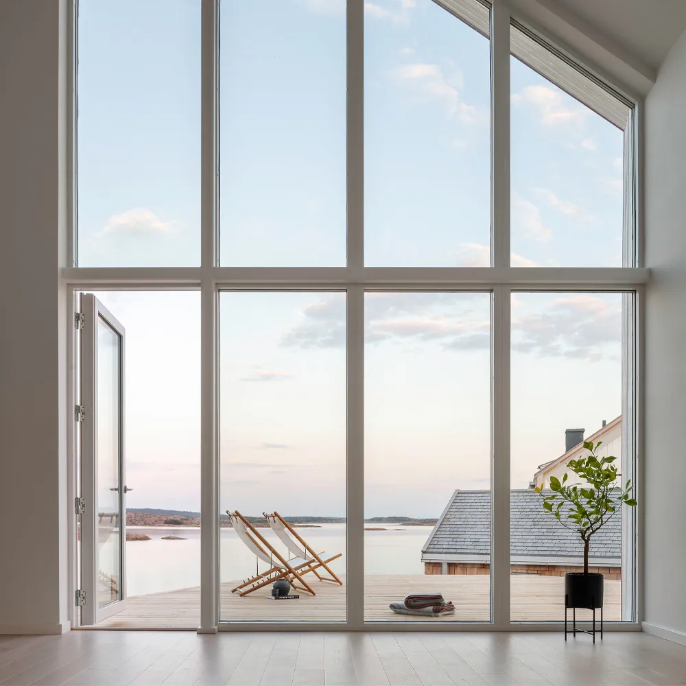 H55 lepotuoli tiikki, Sunbrella Heritage Leaf green Skargaarden