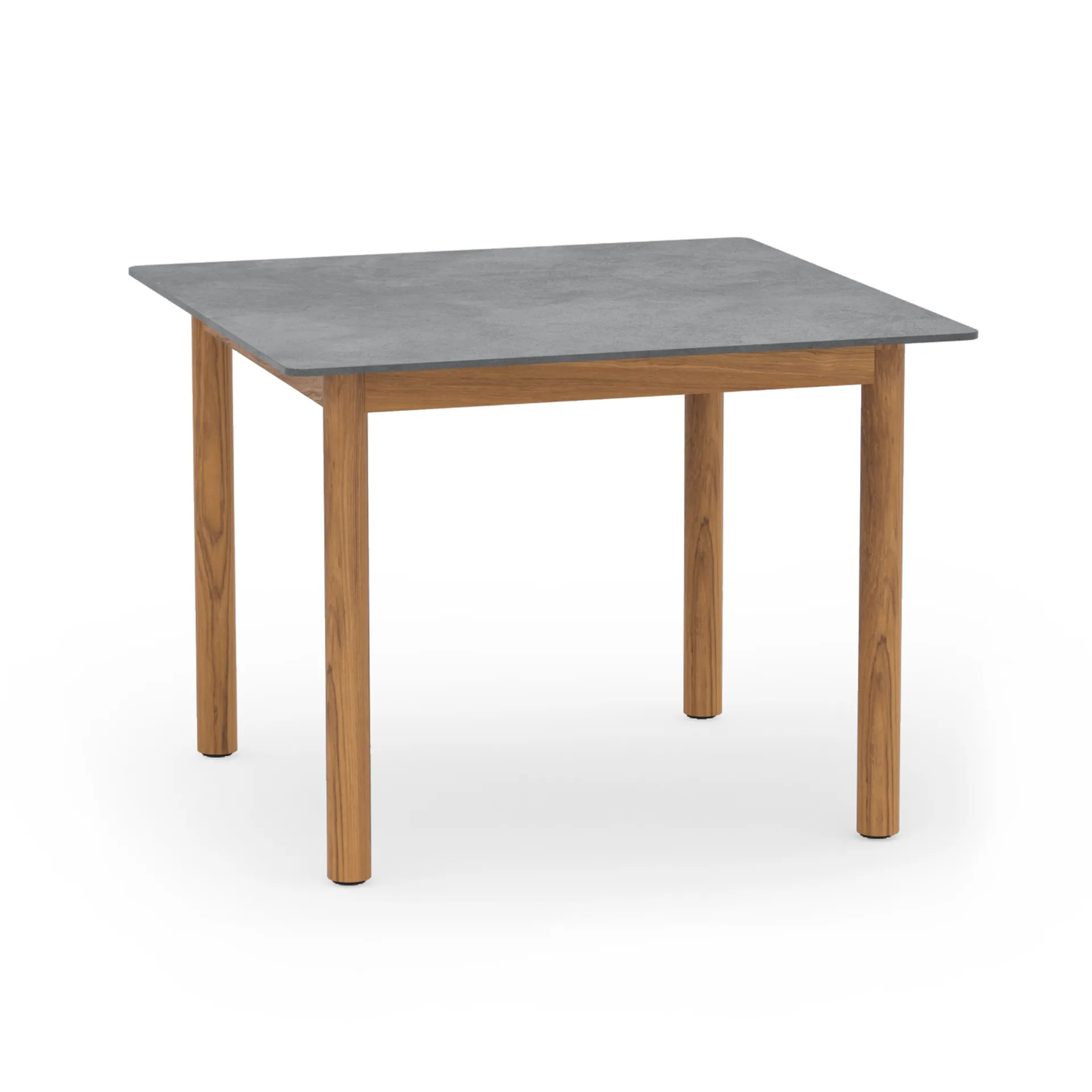 Koster ruokapöytä 98x95x74 cm komposiittilevy ja tiikki,  Skargaarden