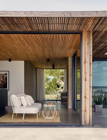 Saltö sohva - Sunbrella silver grey, charcoal grey alumiinirunko - Skargaarden