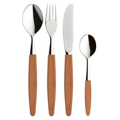 Skaugum of Norway Skaugum lahjasetti aterimet 4 osaa Ecco Teak