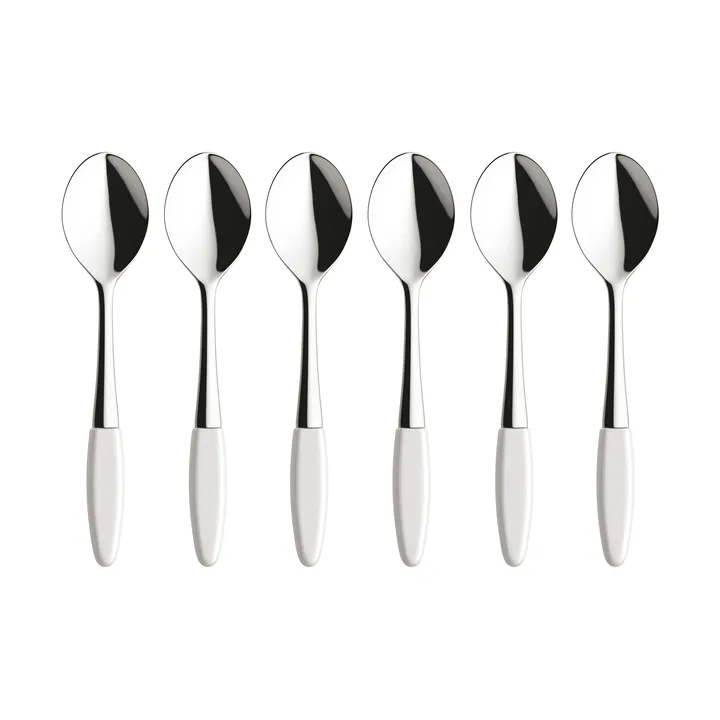 Skaugum teelusikka 6-pakkaus Pure White - Skaugum of Norway
