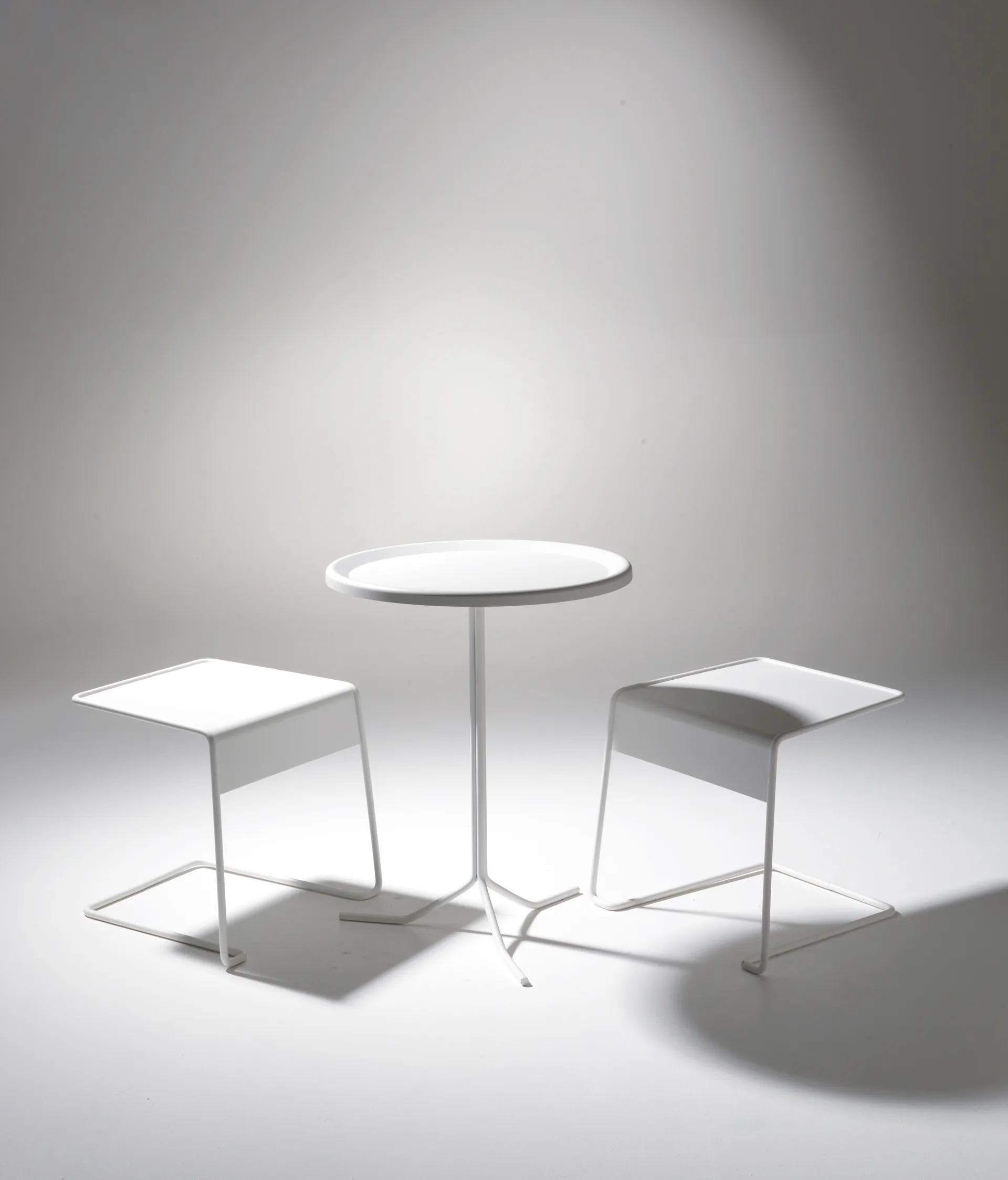 Bong pöytä Ø40x72 cm, Valkoinen SMD Design