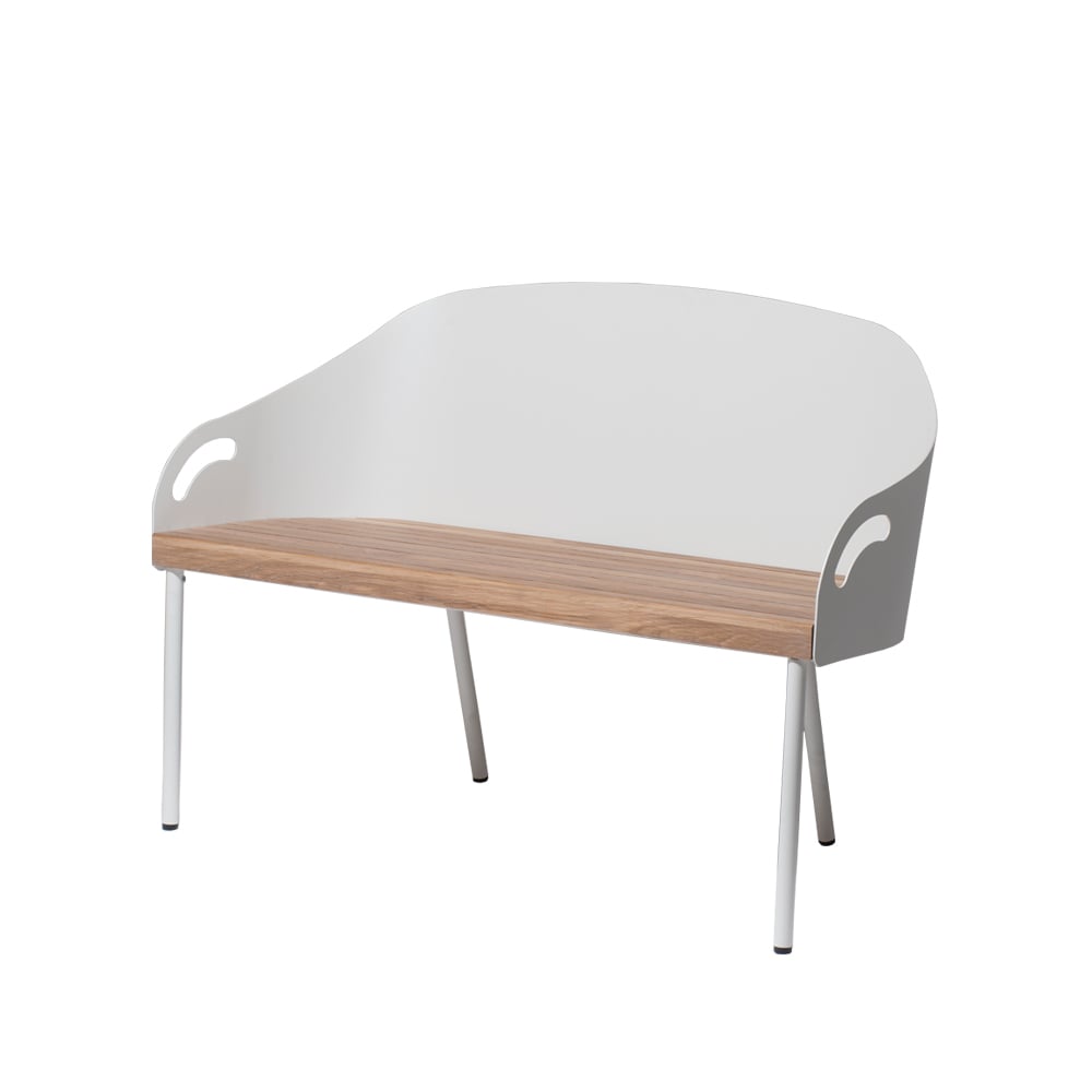 SMD Design Brunnsviken sohva Valkoinen/tammi