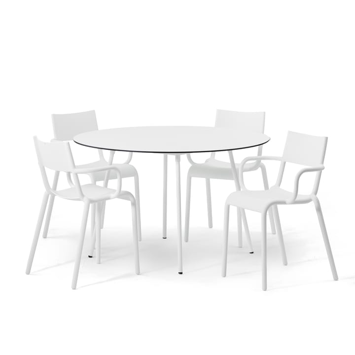 Ella ruokapöytä pyöreä, Valkoinen SMD Design