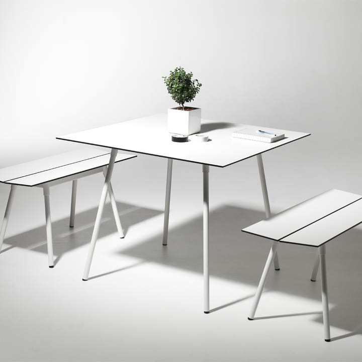 Ella ruokapöytä suorakulmainen, Tummanharmaa, 220 x 90 cm SMD Design