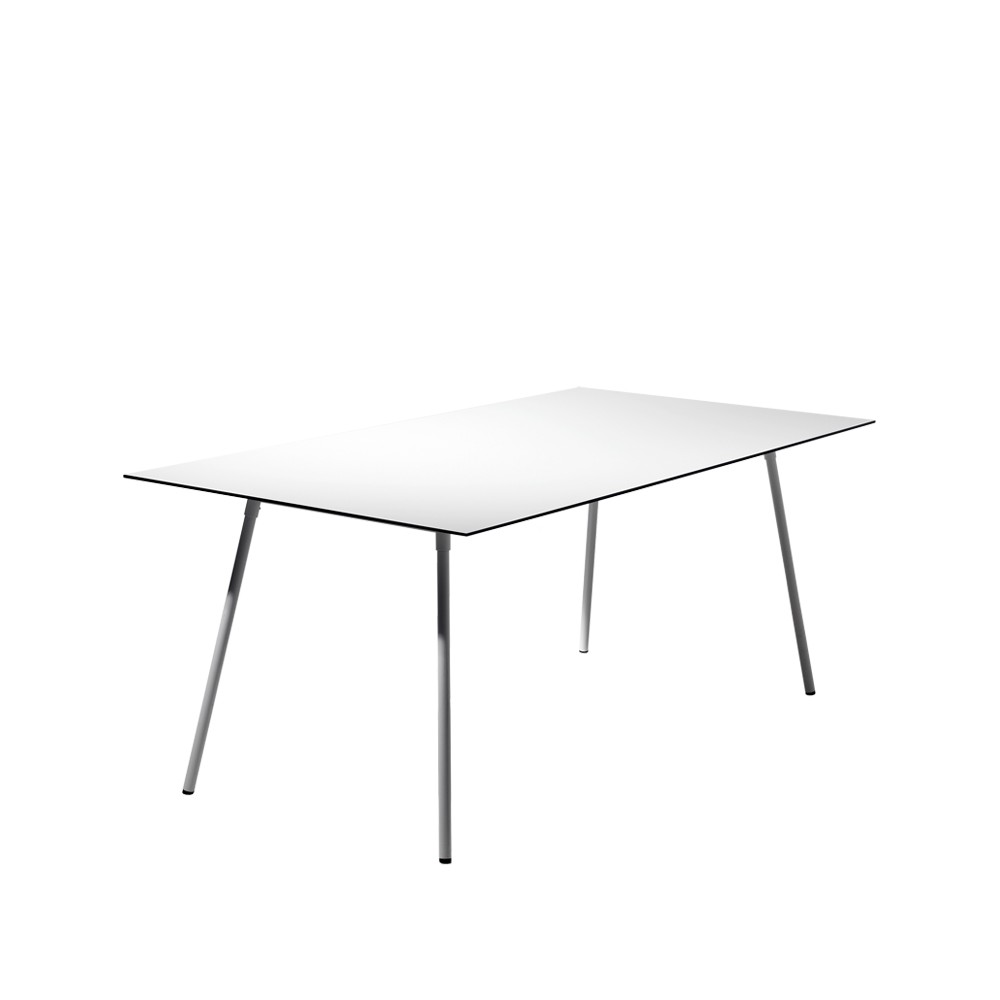 SMD Design Ella ruokapöytä suorakulmainen Valkoinen 180 x 90 cm
