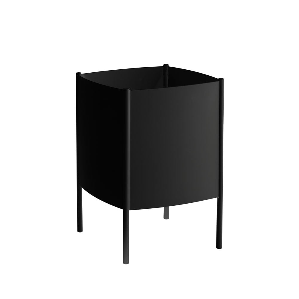 SMD Design Konvex Pot ruukku musta keskikokoinen Ø34 cm
