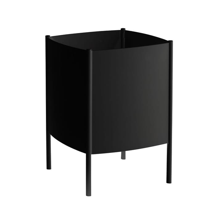Konvex Pot ruukku - musta, suuri Ø47 cm - SMD Design