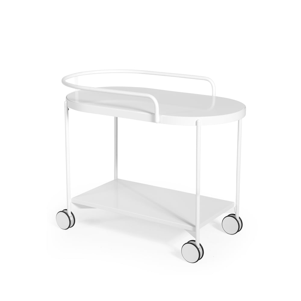 SMD Design Lene tarjoiluvaunu White, m | Skandinaavinen Sisustus | Rullavaunut & Tarjoiluvaunut | Valkoinen