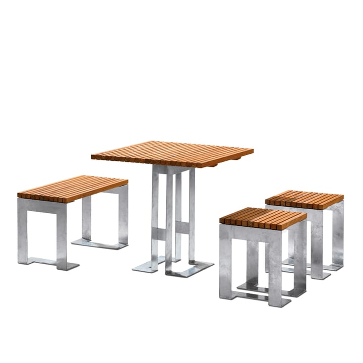 Paus pöytä - Tammi, galvanoitu runko - SMD Design