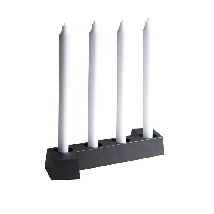 SMD adventtikynttelikkö - Harmaa, 4 valoa - SMD Design