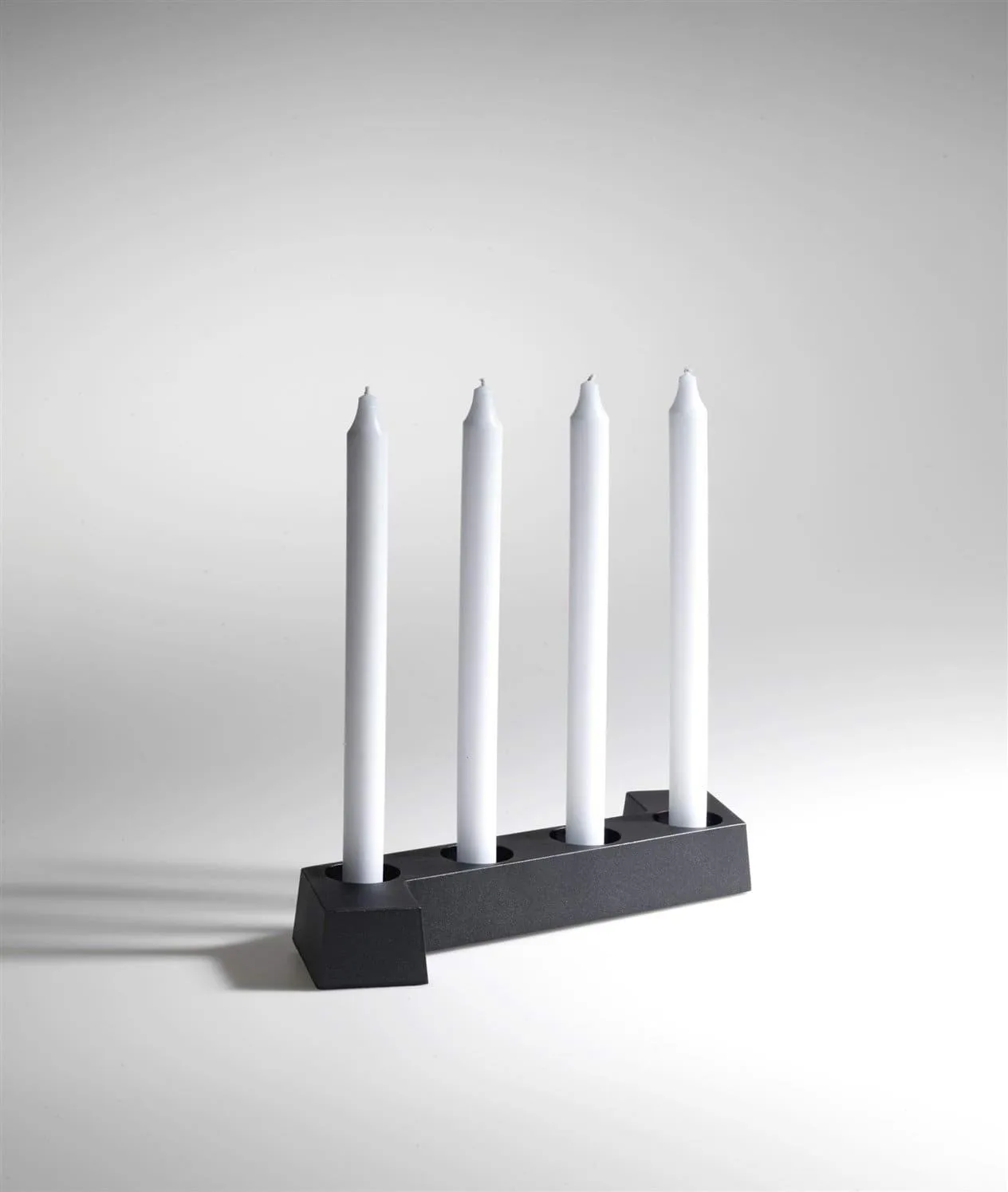 SMD adventtikynttelikkö, Harmaa, 4 valoa SMD Design