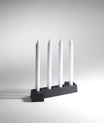 SMD adventtikynttelikkö - Harmaa, 4 valoa - SMD Design