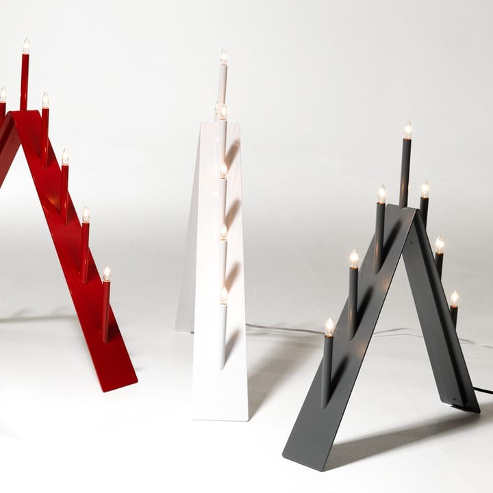Spica 7 -adventtikynttelikkö , Punainen, led SMD Design