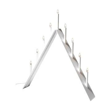 Spica 9 -adventtikynttelikkö  - Valkoinen, led - SMD Design
