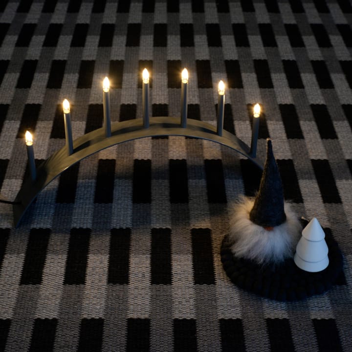 Spica Bow 7 -adventtikynttelikkö, Harmaa, led SMD Design