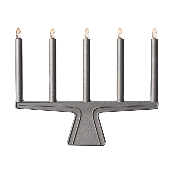 Stella 5 adventtikynttelikkö 41 cm - Alumiini - SMD Design