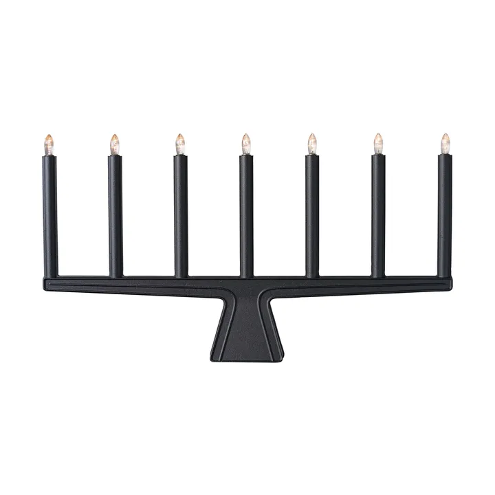 Stella 7 adventtikynttelikkö 60 cm - Musta - SMD Design