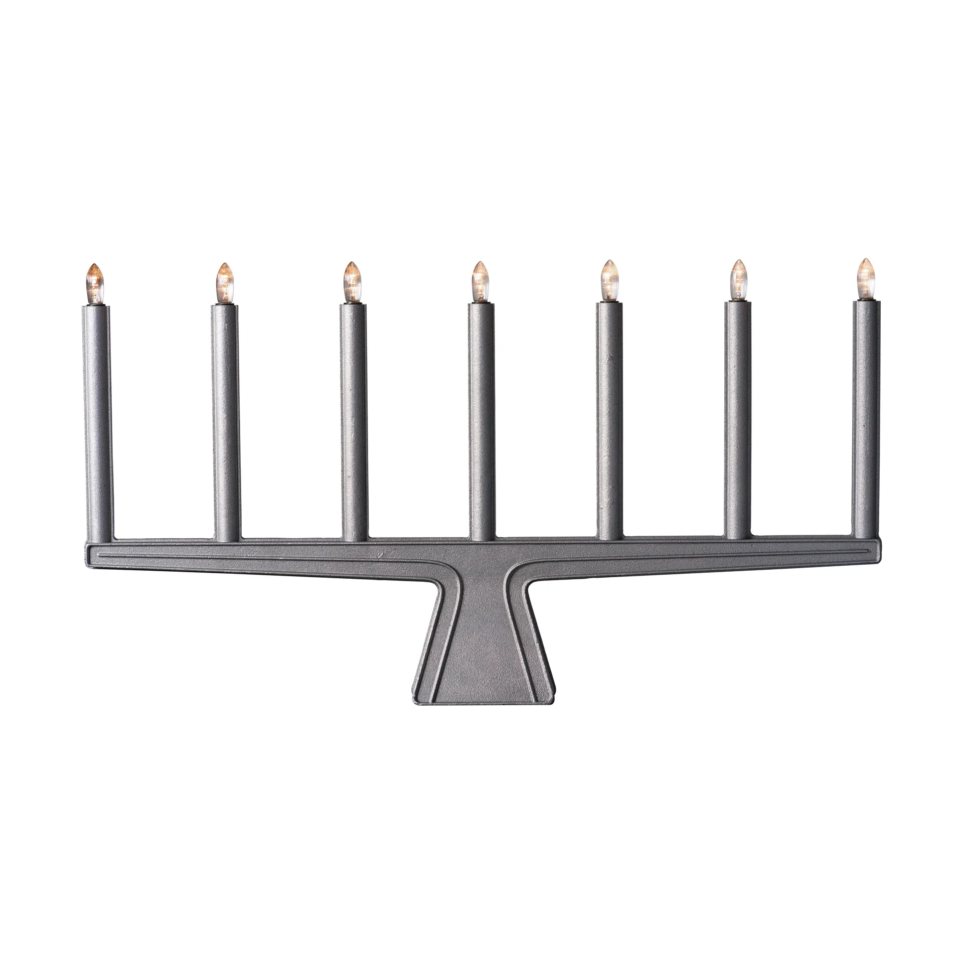 Stella 7 adventtikynttelikkö 60 cm, Raaka alumiini SMD Design